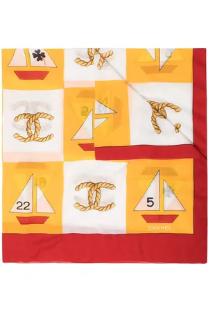 CHANEL 1990 Schal mit Print