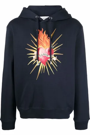 Lanvin Hoodie mit Herz-Print