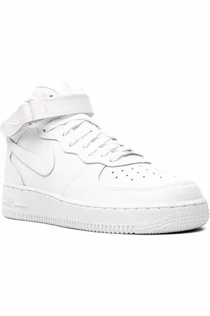 Nike Air Force 1 Mid Triple White Sneakers