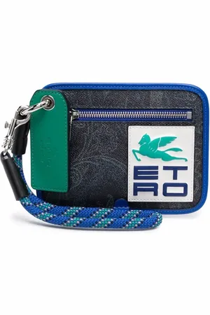 Etro Portemonnaie mit Logo-Patch