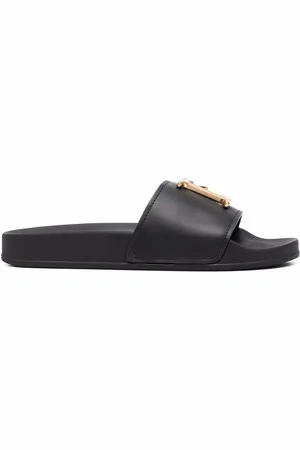Dsquared2 Pantoletten mit Logo-Schild