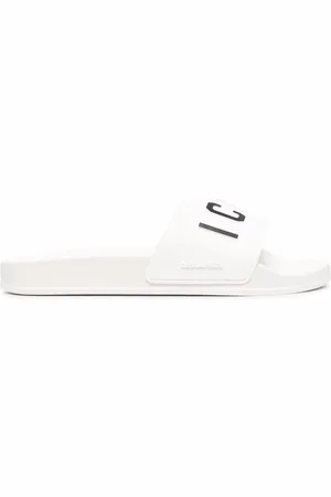 Dsquared2 Pantoletten mit Logo-Print