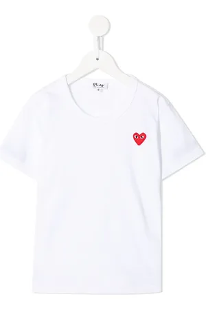 Comme des Garçons T-Shirt mit Herz-Patch