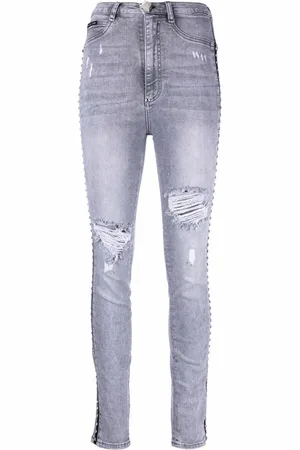 Philipp Plein Jeggings mit Kristallen