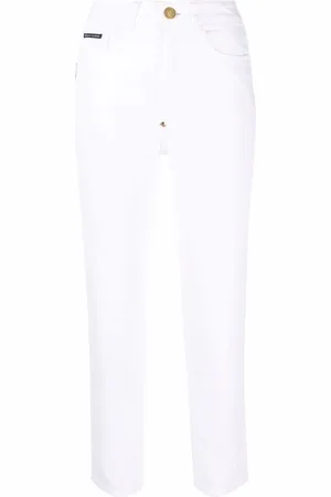 Philipp Plein Cropped-Boyfriend-Jeans