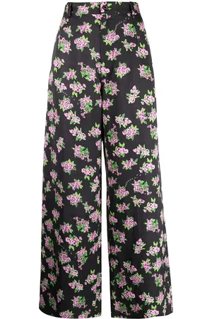 Natasha Zinko Cropped-Hose mit Blumenmuster