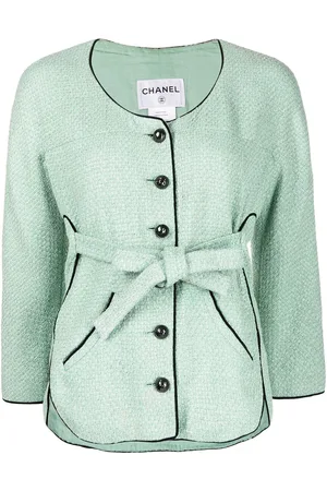 CHANEL Einreihige Tweed-Jacke