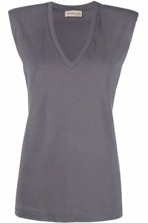 BLANCA Top mit V-Ausschnitt