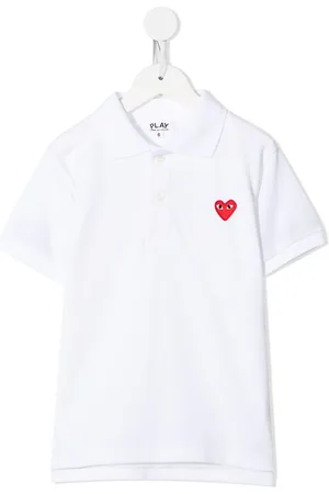 Comme des Garçons Poloshirt mit Herz-Logo