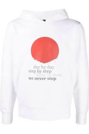 Kiton Hoodie mit grafischem Print