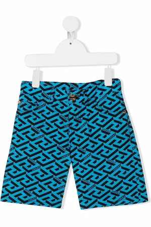 VERSACE Shorts mit La Greca-Print