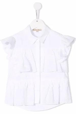 Elie saab Top mit Rüschenbesatz
