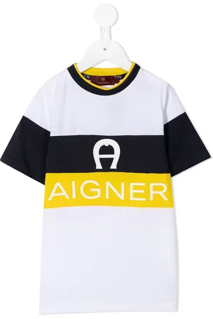 Aigner T-Shirt mit Logo-Streifen