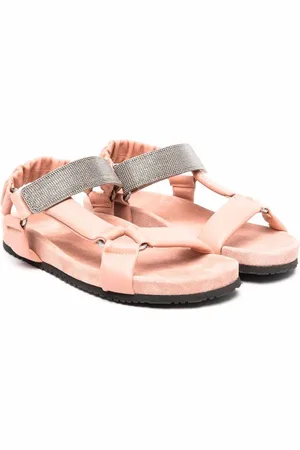 Brunello Cucinelli Sandalen mit Klettverschluss