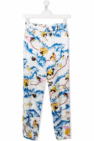 PUCCI Junior Gerade Hose mit grafischem Print