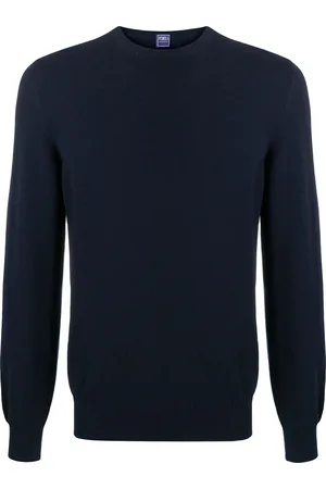 FEDELI Pullover mit Rundhalsausschnitt