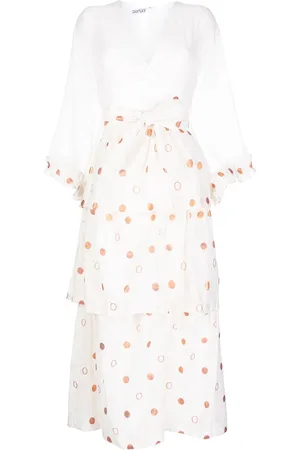 Baruni Gepunktetes Abendkleid
