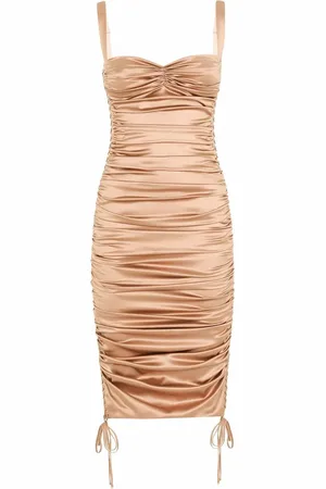 Dolce & Gabbana Gerafftes Midikleid