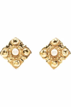 CHANEL 1990s Ohrringe mit Perlen
