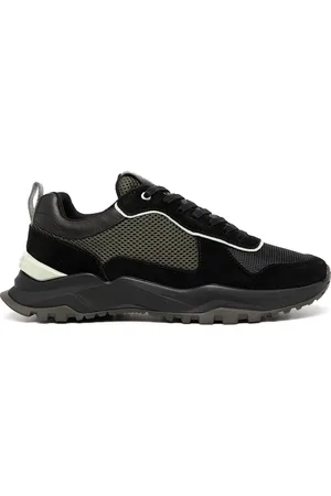 Android Sneakers mit Kontrasteinsätzen