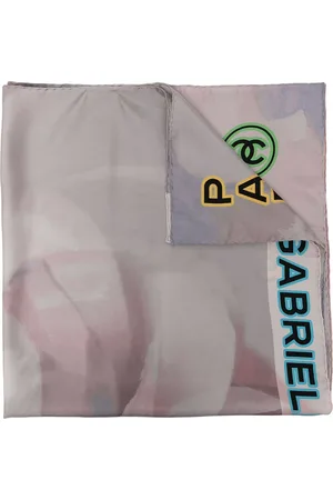 CHANEL Schal mit Camélia-Print