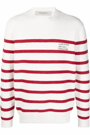 Golden Goose Striped crew-neck jumper