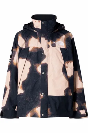 Supreme X TNF Jacke mit Bleach-Effekt