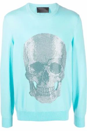 Philipp Plein Pullover mit Totenkopf-Print