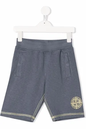 Stone Island Bermudas mit Logo-Stickerei