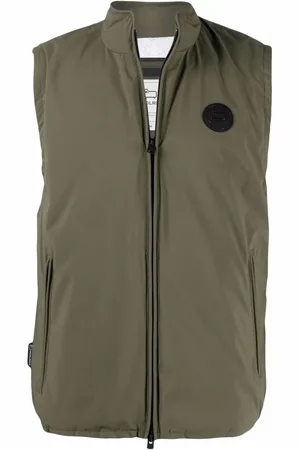 Woolrich Gefütterte Weste mit Logo-Patch