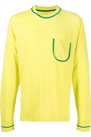 Jacquemus La Maille Marino Pullover mit Kontrastsaum