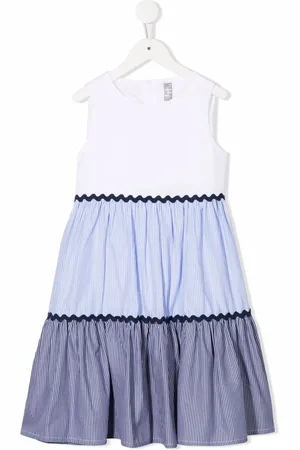 Il gufo Kleid in Colour-Block-Optik