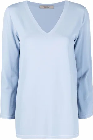 D.EXTERIOR Pullover mit Cropped-Ärmeln
