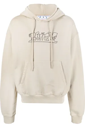 OFF-WHITE Hoodie mit Logo-Stickerei