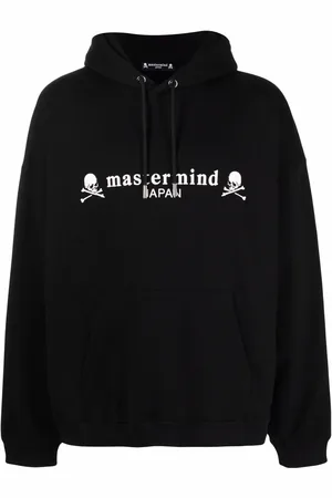 MASTERMIND Hoodie mit Totenkopf-Print
