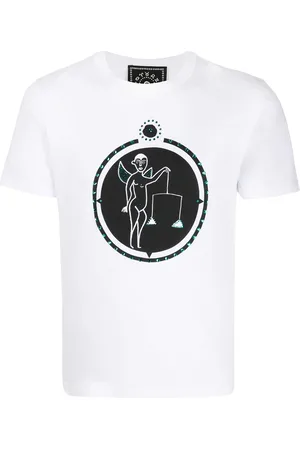 10 CORSO COMO T-Shirt mit Waage-Print