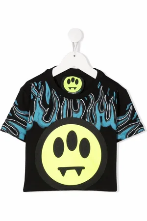 BARROW T-Shirt mit Flammen-Print