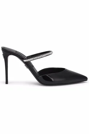 Dolce & Gabbana Verzierte Mules aus Lackleder 90mm