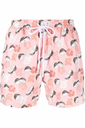 BARBA Badeshorts mit Kokosnuss-Print