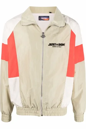 JUST DON Windbreaker in Colour-Block-Optik