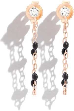 GIGI CLOZEAU 18kt Rotgoldohrringe mit Diamanten