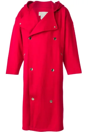 JC DE CASTELBAJAC Oversized-Wollmantel mit Kapuze
