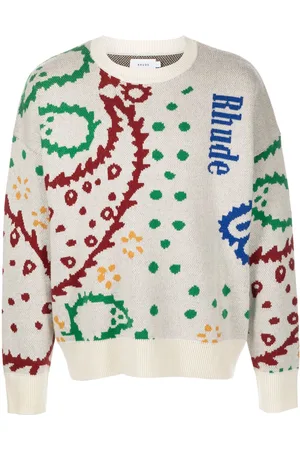 Rhude Pullover mit Intarsienmuster