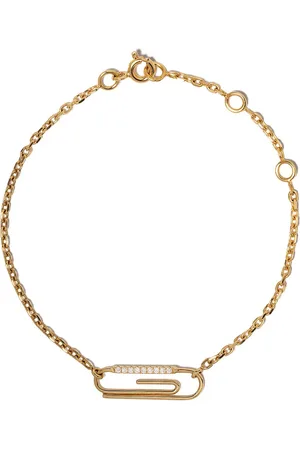 Aurélie Bidermann 18kt Gelbgoldarmband mit Diamanten