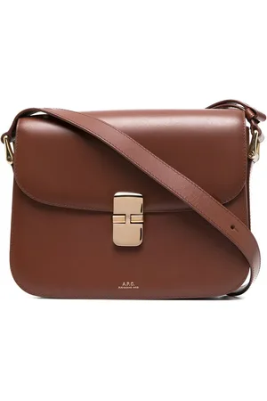 A.P.C. Schultertasche mit Logo-Stempel