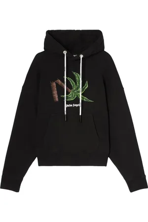 Palm Angels Hoodie mit Broken Palm-Print