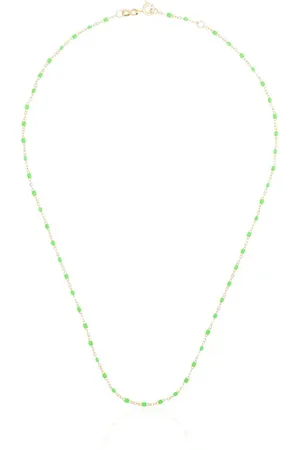 GIGI CLOZEAU 18kt Gelbgoldhalskette mit Perlen