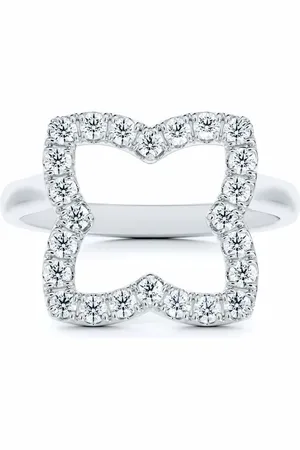 De Beers Enchanted Lotus Platinring mit Diamanten