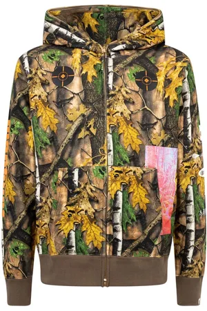 A Bathing Ape Forest Camo Wide Kapuzenjacke