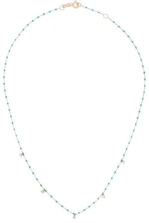 GIGI CLOZEAU 18kt Rotgoldhalskette mit Diamanten